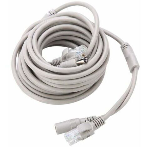 VURAHOME - able de vidéosurveillance, cable d'alimentation vidéo AHD 5M pour le système de surveillance par caméra de sécurité CCTV, connecteur d'alimentation CC de 2,1 mm (1/5)
