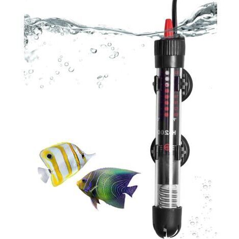 VURAHOME - Chauffage d'aquarium Réglable 30 l 25 W Résistance Aquarium avec Thermostat 20-34 °C pour Réservoirs à Poissons et Aquarium