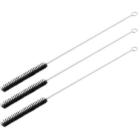 VURAHOME - Brosse MéTallique de Nettoyage , XU,Tube Tuyau 28Cm Long 10Mm DiamèTre 3Pcs, outil pro qualité, tranchant et précis, manche antidérapant, matériaux durables , satisfaction garantie - (1/4)