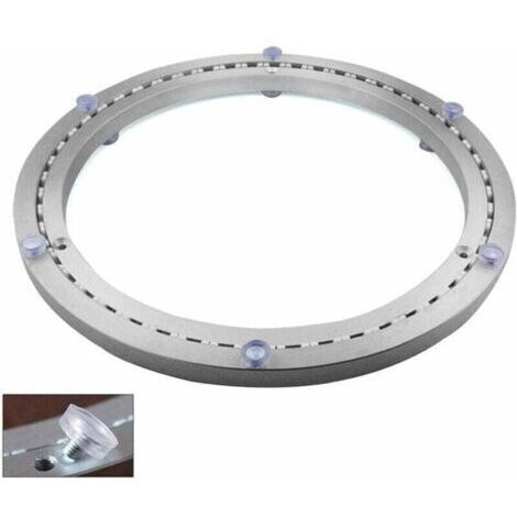 VURAHOME - Roulement De Plateau Tournant en Métal, XU, Rond Pivotant Base, Rotatifs 360°, Roulements à Billes à Une Rangée, Pour Les Charges Lourdes, ø45cm - (1/4)