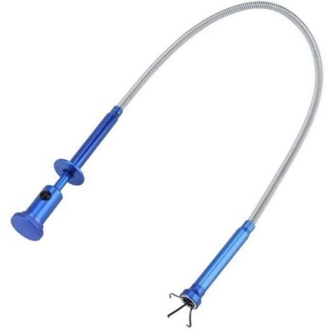VURAHOME - Outil Multi Fonction Flexible de Ramassage à Quatr, XU,e Griffes (Aimant 4 LED, XU,Lumineux) Magnétique Ressort pour Ramasser Déchets Débordement Nettoyage Égouts,AA - (1/4)