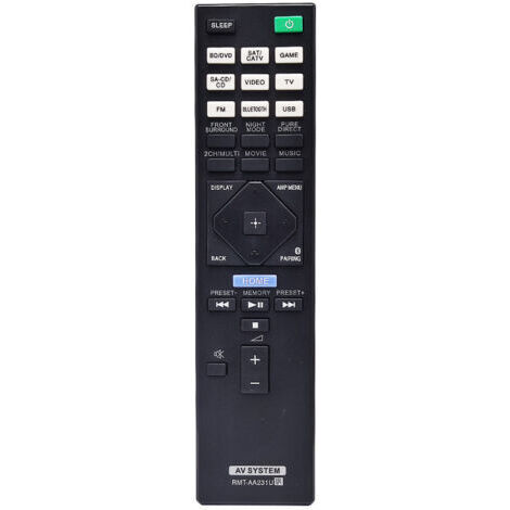 VURAHOME - Télécommande pour récepteur AV Home Cinéma Sony RMT-AA231U STR-DH-770 (1/4)