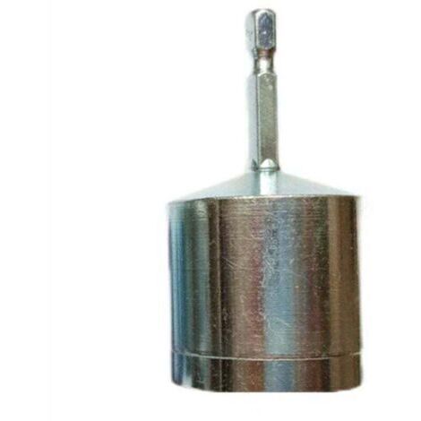 VURAHOME - Brosse de Nettoyage Tuyaux en Cuivre, XU, Conduits Entièrement Métalliques, Perceuse 1/2 Pouce, outil pro qualité, tranchant et précis, manche antidérapant, matériaux durables - (1/4)