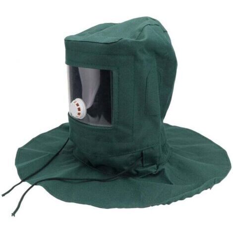 VURAHOME - Capots de sablage Masque sable avec trous ventilat, XU,ion, XU,Capuchon capot Antirouille Équipement Casque - (1/4)