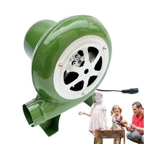 VURAHOME - Ventilateur électrique 220 V pour barbecue, mini forge avec adaptateur de vitesse AC100-240 V, mini forge avec conduit portable (80 W) (1/5)
