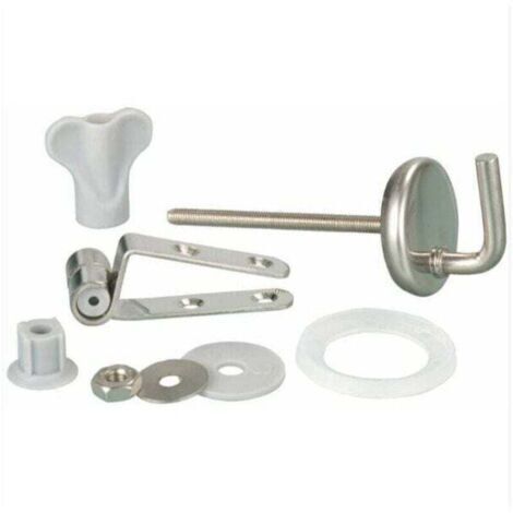 VURAHOME - 15 Fixations Abattant WC, XU, Inoxydable, Fix Clip - (1/2)