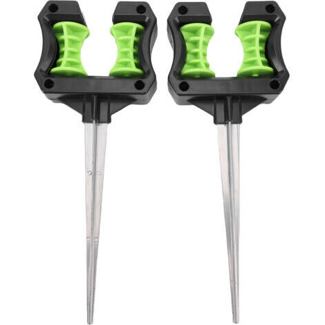 VURAHOME - Lot de 2 Organisateurs de Tuyau pour Jardin Support de Rangement avec Roues Guideuses pour l'Arrosage (1/5)