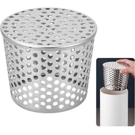 VURAHOME - Protection de gouttière en acier inoxydable pour gouttière, XU, Garde les tuyaux de descente de gouttière à l'abri des blocages causés par les feuilles, La mousse, La boue, Les - (1/4)