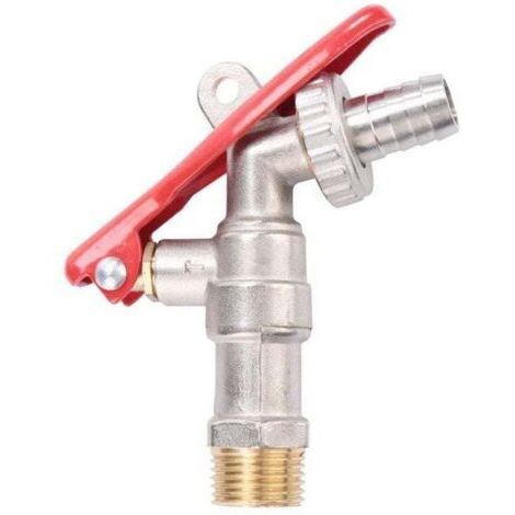VURAHOME - Filetage extérieur en alliage de zinc avec serrure robinet en , XU,cuivre accessoires de robinet antivol robinet en alliage de zinc 3/4 - (1/3)