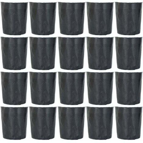 VURAHOME - 100Pcs Pots de Pépinière en Plastique Pot de Départ Dégradable Jardin Fleur , XU,Nutrition Pot Outil de Jardin pour Plantes Succulentes Boutures Semis cinq tailles - (1/4)