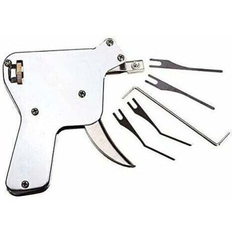 VURAHOME - Pistolet crocheteur Outil de serrurier Ouvre-serrure (ci-dessus) (1/5)