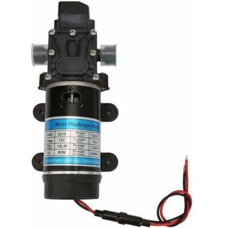 VURAHOME - Pompe À Eau Diaphragme 12V/24V 80W, XU, Auto-Amorcante, Pour Irrigation Jardin - (1/4)