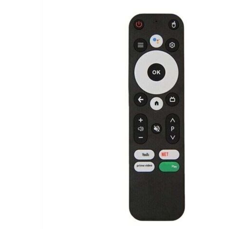 VURAHOME - Remplacer la Commande à distance Vocale pour KM2 , XU,plus Android 4K UHD TV Box Bluetooth Voice Remote Noir - (1/4)