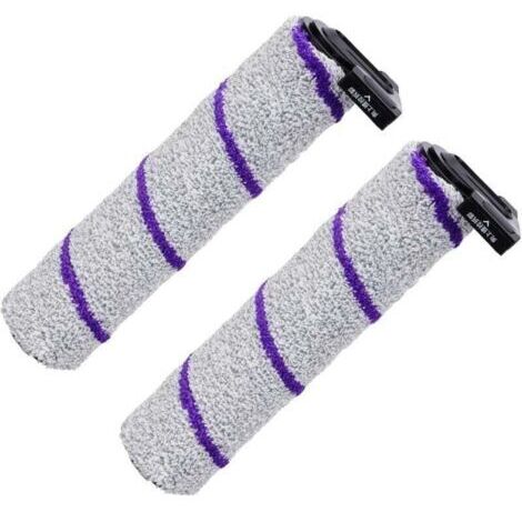 VURAHOME - Rouleau de brosse rechange compatible avec l'aspir, XU,ateur et humide NARWAL S10, XU,de 2 accessoires microfibre lavables réutilisables Pièce - (1/4)