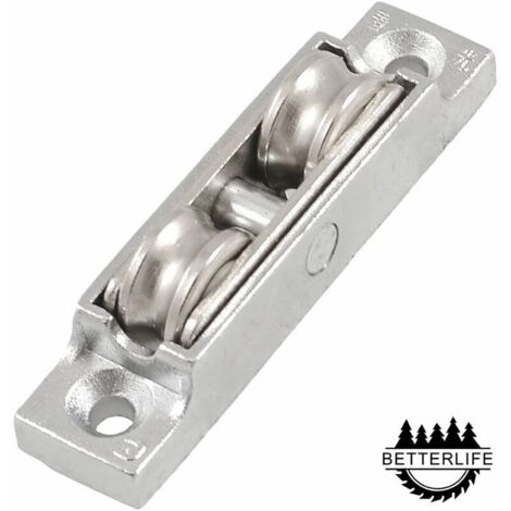 essieux 12 mm métal pour Fenêtre coulissante Roulettes Poulie à double roue (1/5)