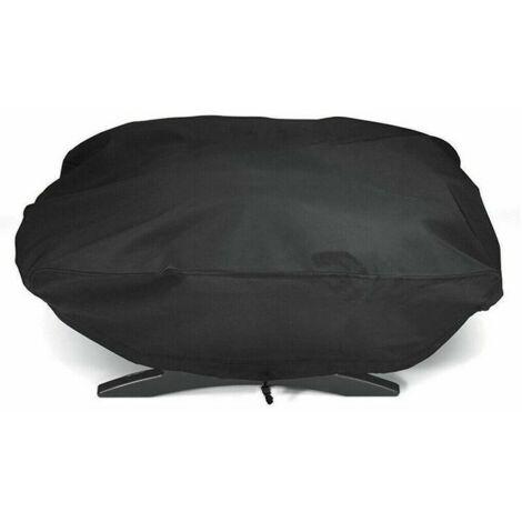 VURAHOME -Housse de Gril Protection 210D pour Barbecue Weber Q1200 et 1000 à gaz, Compatible avec Les modèles Q1200, Q1400, Q1000, Q100, Q120, Baby Q, Anti-UV