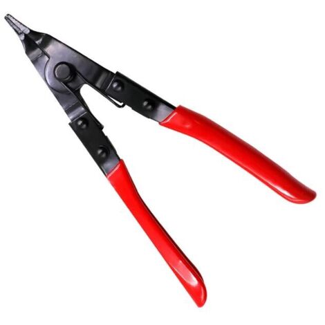 VURAHOME -Pince à bec plat 1 pièces pour réparation de transmission automatique, pince à circlips de roue, pince plate, ressort fixe, outil auxiliaire, antidérapant (1/5)