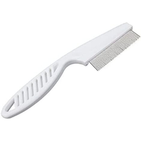 VURAHOME -Peigne de toilettage pour animaux de compagnie Protection peigne à puces chat chien animal de compagnie en acier inoxydable peigne de toilettage pour cheveux fournitures pour animaux de comp (1/5)