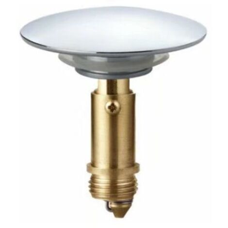 VURAHOME -Bouchon de Lavabo,Bonde clic-clac pop-up 66 mm pour lavabo de salle de bain, lavabo de cuisine, lavabo en laiton massif chromé