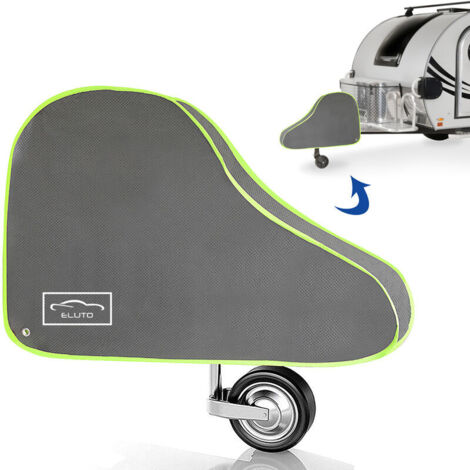 VURAHOME -Housse de caravane remorque attelage couplage serrure couvercle protect résistant aux UV (1/5)