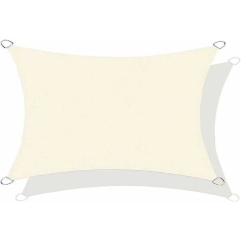VURAHOME -Voile d'ombrage Imperméable Rectangulaire, Anti UV Abri Voiture de Pergola pour Patio Extérieur, Jardin, Serre, Terrasse et Camping Toile d'ombrage (1/5)