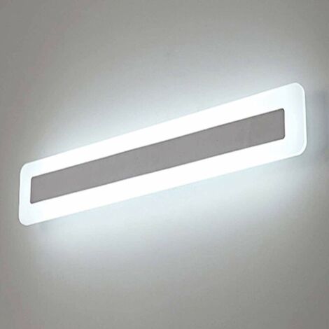 14W Lampe Miroir Applique Salle de Bain Blanc Froid 7200K LED 900LM Salle de Bain Intérieure Moderne lampe Eclairage Salle de Bain 40CM [Classe énergétique E]