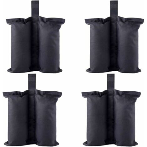VURAHOME -4pcs Sacs de lestage pour abris instantanés de qualité supérieure - Sac de sable pour tente, tente - Sac lesté pour pieds (1/5)