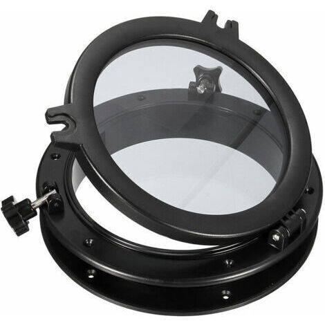 VURAHOME - Hublot ouvrant rond 10 pouces – Verre trempé 4mm – Construction ABS anti-âge – Étanchéité avec joints en caoutchouc – Installation facile