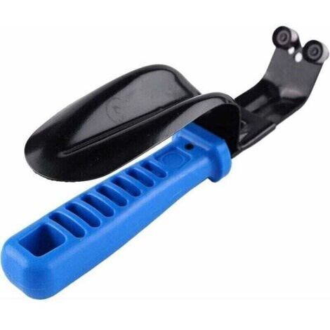 VURAHOME - Outil d'ébavurage portatif à Double tôle avec garde 1-12mm lames de coupe, lame de coupe de fraise professionnelle,de (1/4)