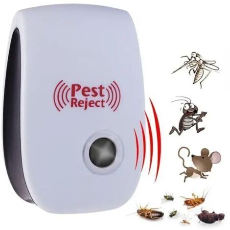 VURAHOME - Répulsif antiparasitaire à ultrasons contrôle électronique antiparasitaire souris Rat Anti rongeur insecte cafard moustique tueur d'insectes,de