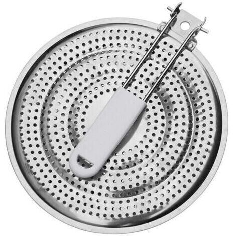 VURAHOME - Diffuseur de chaleur en acier inoxydable 21 cm – Pour plaque de cuisson gaz – Répartition optimale de la chaleur – Durable et efficace (1/5)