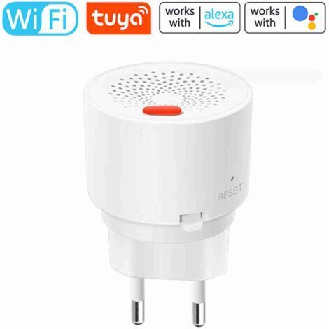 VURAHOME - Alarme gaz WiFi, détecteur de gaz combustible à brancher, compatible avec l'application Tuya, détection des gaz inflammables comme méthane et butane pour maison ou camping-car,de (1/5)