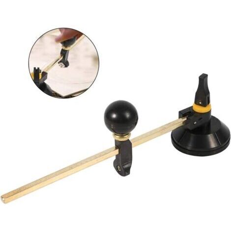 VURAHOME - Coupe-Verre Circulaire avec Ventouse Outils de Coupe, Diamant Coupe Diamètre du Cercle 400 mm pour Amateurs Coupeurs de Verre Professionnels.. (1/5)