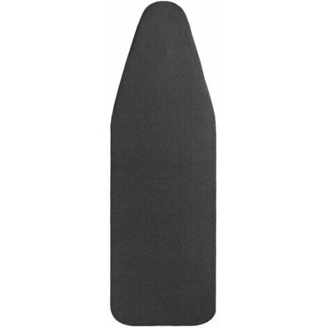 VURAHOME - Housse Tables à Repasser 148x55cm, Très Grande Housse de Planche à Repasser avec Dessus 100% Coton et Rembourrage épais, Facile à Mettre en Place et Résistante aux Brûlures (XXL, le noir), (1/5)