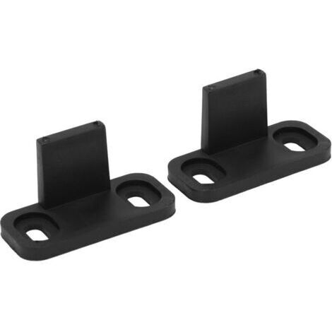 VURAHOME - Guide de plancher de porte de grange, pièces de quincaillerie de guidage inférieur réglables sans fente de sol..