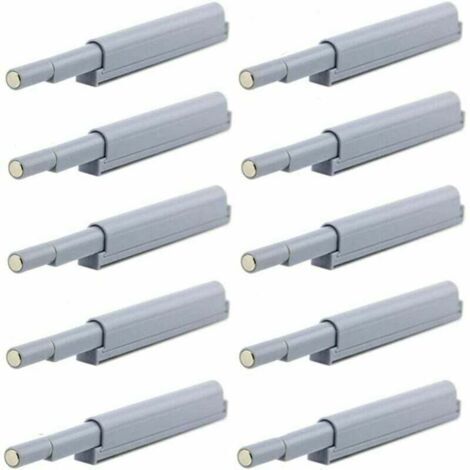 Appuyez pour ouvrir magnétique loquets Fermetures magnétiques push-open ouvre et ferme la porte avec une simple pression 8.21.241cm (10 pièces) (1/4)