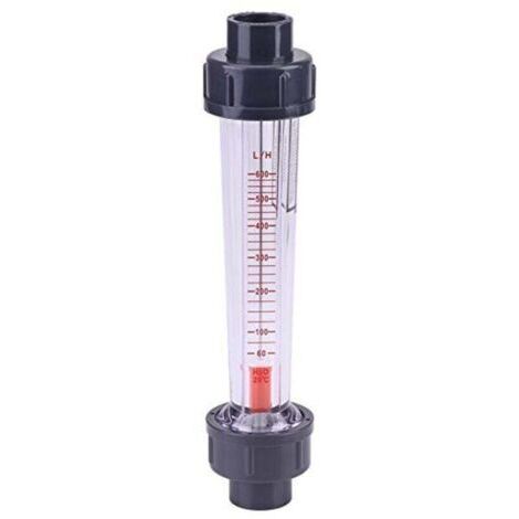 Compteur de débit d'eau rotamètre en plastique 60-600L/H LZS-15D Tube de Liquide Instrument de mesure de débit (1/4)