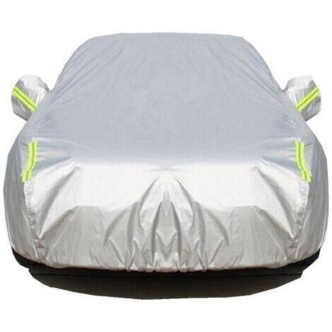 Housse de protection voiture 490x180x150cm – Polyester imperméable – Cordon de serrage élastique – Protection UV et intempéries (1/5)