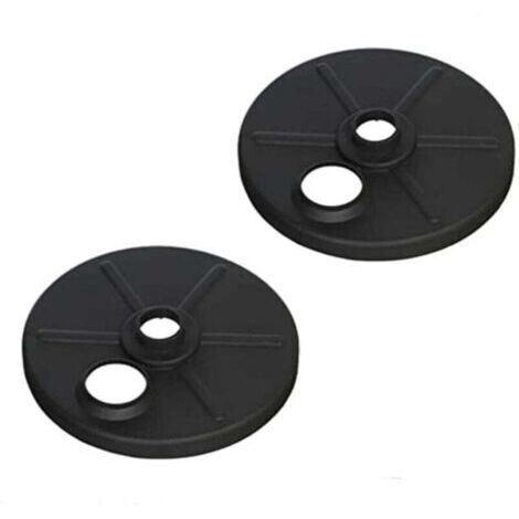 Cache Poussiere Roue Tondeuse Gazon Compatible Sears Husqvarna AYP Poulan Noir 532189403 (1/4)