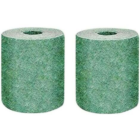 Rouleau de tapis de semences de gazon, tapis de culture d'herbe biodégradable 10FT, tapis de semences de gazon engrais jardin pique-nique jardinage tapis de plantation de pelouse 20 × 300cm-- (1/5)