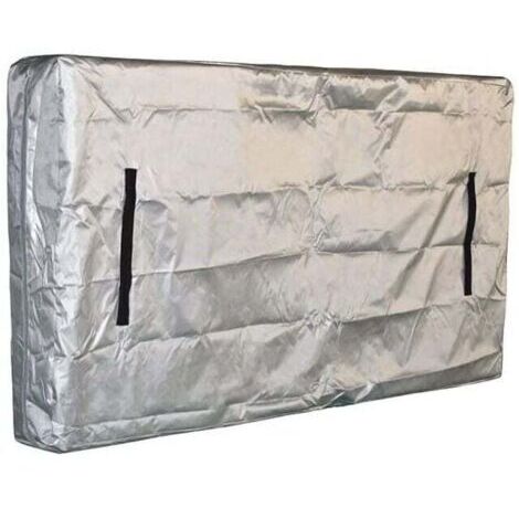 Housse de Matelas Imperméable pour Déménagement avec Poignées et Fermeture Éclair 195x107x38 cm