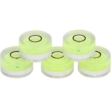 5pcs 15mm Niveau Circulaire Niveau à Bulle Rond Mini Niveau Ronde Bulle Pour Balance Balance Pour Calibration Horizontale De La Balance-- (1/5)