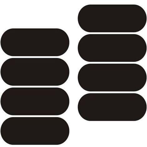 2 Bandes Stickers Réfléchissants Casque Moto, Autocollant Casque Moto Noirs Rétro, Bandes Adhésives Réfléchissantes Haute Visibilité Sécurité Stickers Adhérence Maximale pour Trottinette Vélo (1/5)