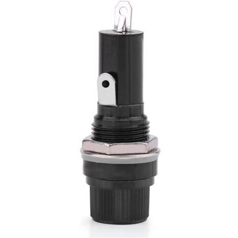 5 pièces porte-fusible monté sur panneau électrique prise bouchon à vis support de fusible à souder pour 6 30 fusibles en verre AC 125 V 15A/250 V 10A, Technologie embarquée/GPS et sécurité (1/4)