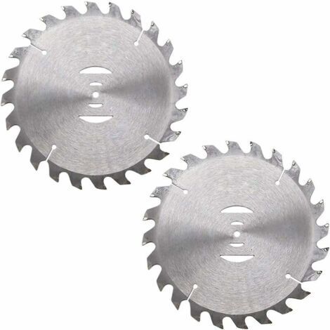 Lames de coupe-herbe en acier au manganèse 5mm – Lot de 2 pour débroussailleuse – Coupe nette pour branches épaisses – Compatible tondeuses (1/5)