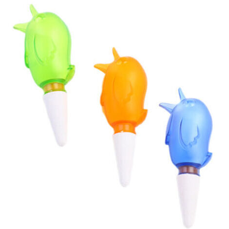 3 PCS Irrigation Goutte Kit Dispositif d'arrosage Automatique Forme D'Oiseau Abreuvoir à Plantes d'arroseurs de Plantes d'intérieur Extérieures DéCoration Pot De Fleur (1/5)