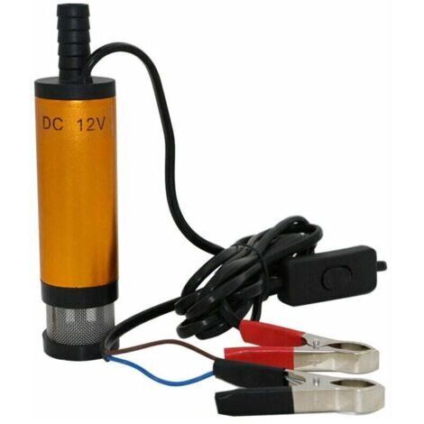 Pompe Immergée Submersible 12V Transfert Carburant Diesel Gasoil Eau 38mm Électrique (1/4)