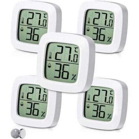 Ccykxa – Thermomètre hygromètre numérique intérieur – Indicateur de confort – Précision ±1°C – Grand écran LCD – Pour chambre bébé et salon