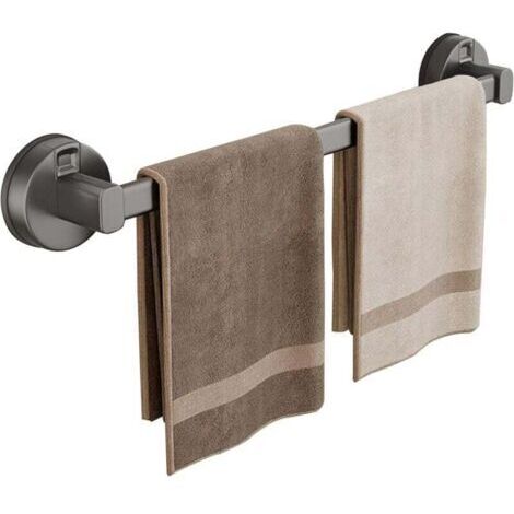 Porte-serviettes à ventouse pour salle de bain, porte-serviettes mural, réutilisable, convient aux salles de bain et aux cuisines. (1/4)