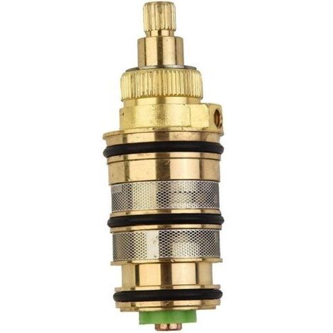 Ccykxa – Cartouche thermostatique en laiton – Contrôle de température 20-50°C – Design emboîtable sans vis – Compatible mélangeurs encastrés